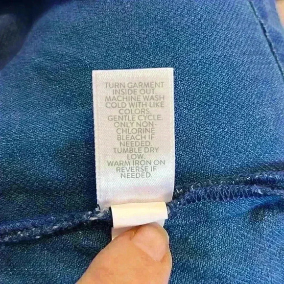 Pure Jill INDIGO Dress Blue Women’s Size M Petite Loose Fit - Picture 8 of 10